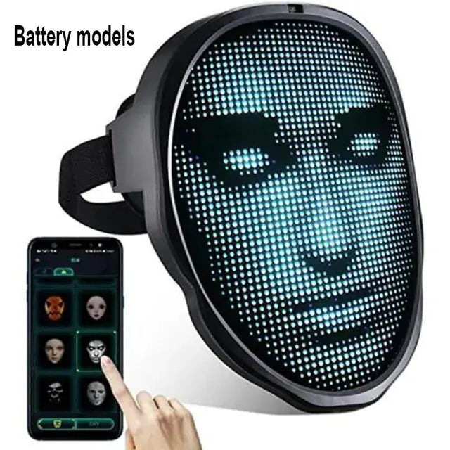 LED App Mask Bluetooth App Control Face Masks