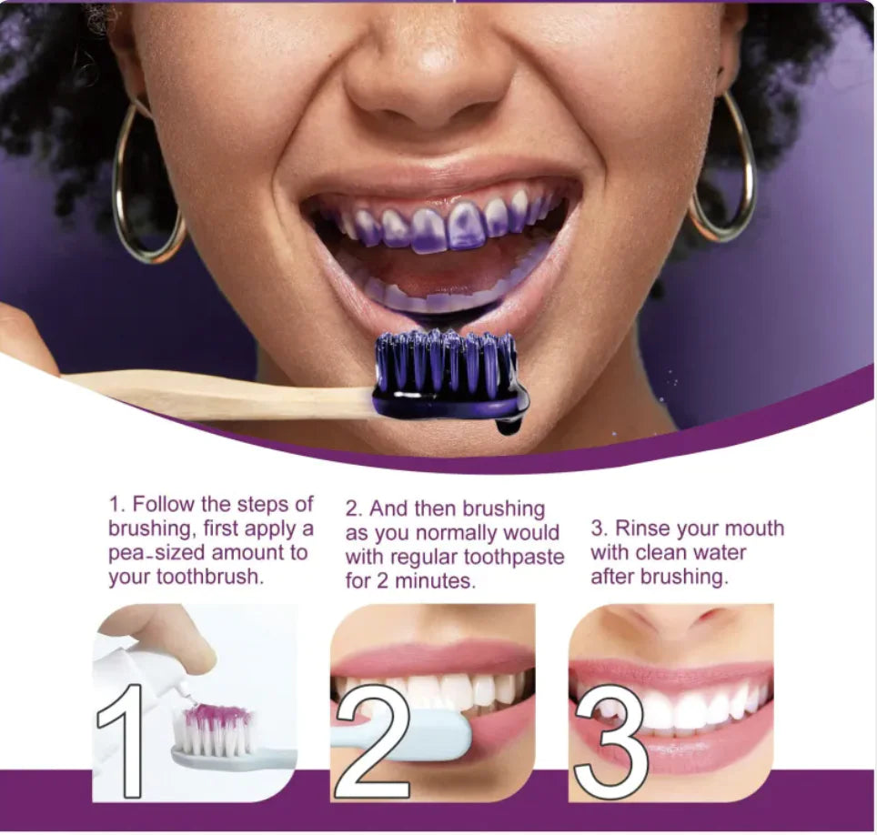 Purple Teeth Whitening Toothpaste