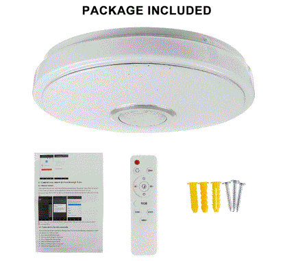 Modern RGB LED Ceiling Light