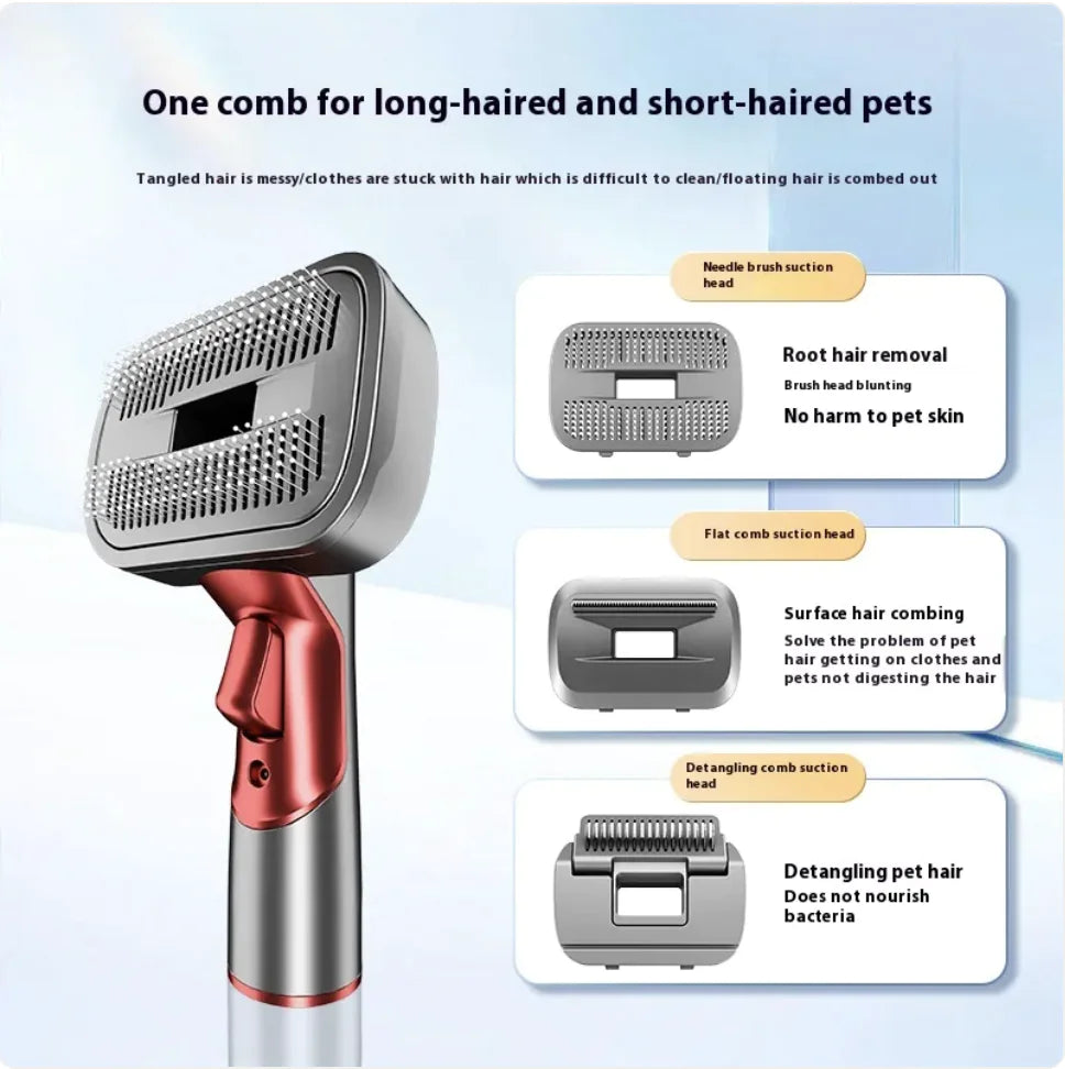 Pet Hair Suction Comb Attachment